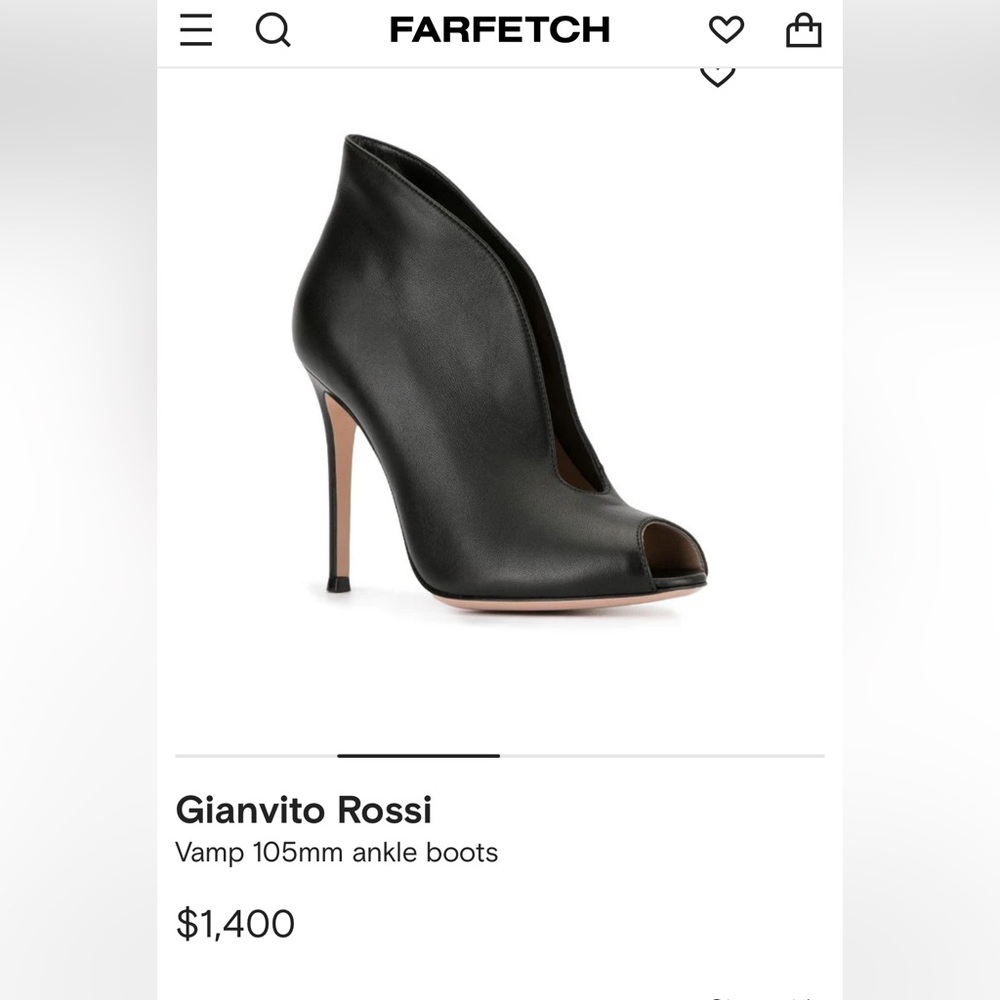 Gianvito rossie heel open toe